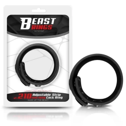 Dilyana - Beast Rings 210 mm silicone adjustable penis clamp.