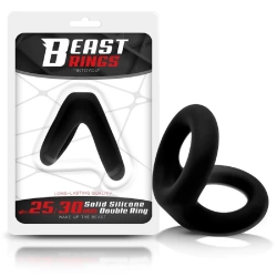 Dilyana - Beast Rings Double silicone penis ring