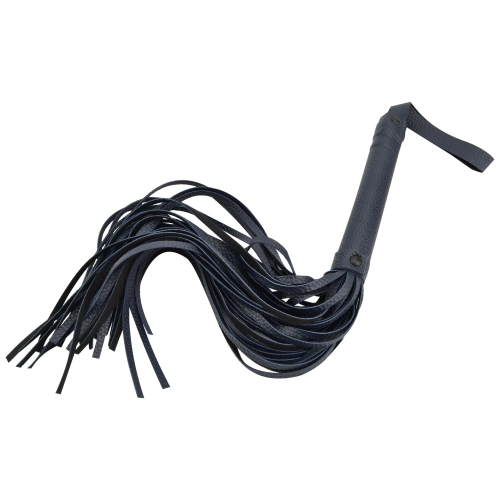 Dilyana- Bound To Please Flogger fringe whip dark blue