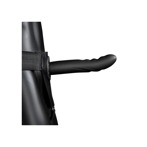 Dilyana - Textured Curved 8" Hole Adjustable Strap-on Dildo Ouch! [2]