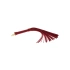 Dilyana- Whip with fringes Taboom burgundy [1]