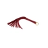 Dilyana- Whip with fringes Taboom burgundy [2]
