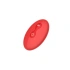 Rechargeable silicone vibrating anal rosary with rotation and remote control Flower red [1]