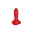 Rose Thrusting Plug Rechargeable Silicone Anal Vibrator with Remote Control [2]