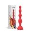 Rechargeable silicone vibrating toy with rose base Rosestick red [11]