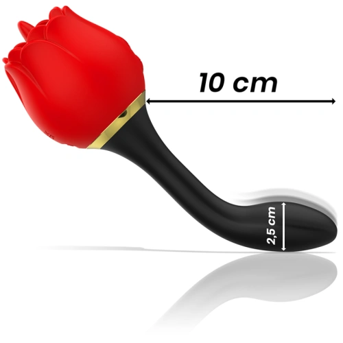 Nina - Vibrating anal toy with clitoris stimulator - rose Mia Praga Double Pleasure [2]