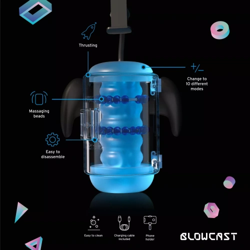 I can't find it in NEW - Nina - Blowcast Wingman Plus Automatic Masturbator with Thrusts and Massage Balls [10]