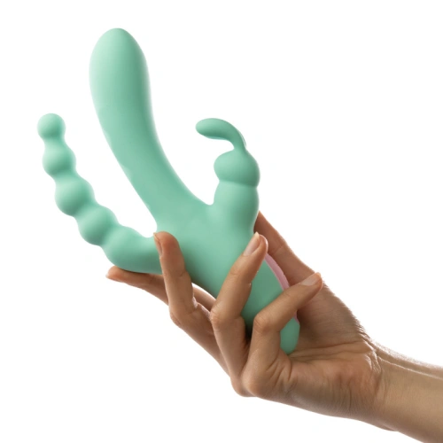 Nina - Rechargeable Silicone Vaginal Rabbit Vibrator Jacky Triple [4]