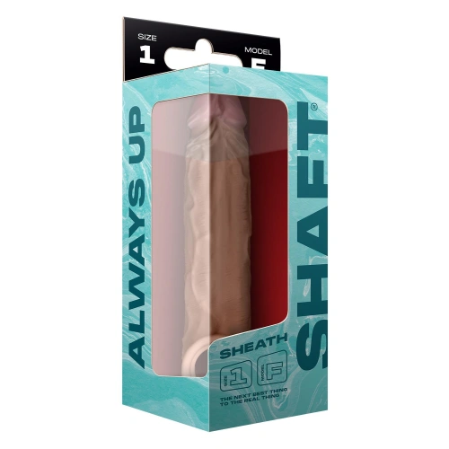 Realistic liquid silicone penis extender Shaft model F [10]