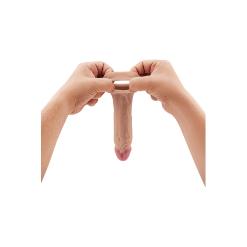 Realistic liquid silicone penis extender Shaft model F [9]