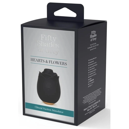 50 Shades Of Grey Hearts & Flowers Deluxe Suction Clitoris Stimulator [9]