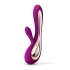 ​Luxury rechargeable G-spot rabbit vibrator made of silicone Lelo Soraya 2 purple