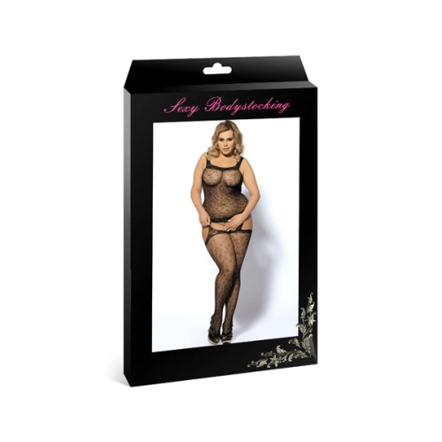 Erotic bodysuit - garter Sexy Noir size XL/XXL [2]