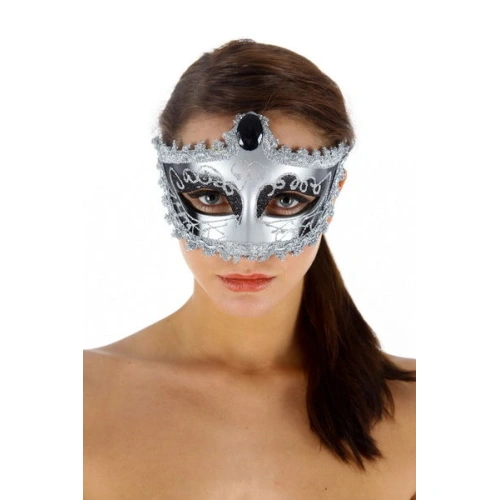 Venetian Eye Mask in silver [1]