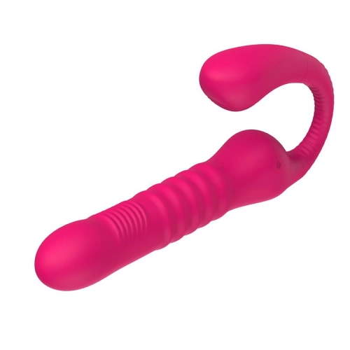 Strapless dildo with back and forth movement Triple Action No. 23 [3]
