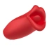 Nina - Rechargeable Clitoris Stimulator Moving Mouth with Vibrating Tongue Ember Red [1]