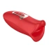 Nina - Rechargeable Clitoris Stimulator Moving Mouth with Vibrating Tongue Ember Red [2]
