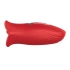 Nina - Rechargeable Clitoris Stimulator Moving Mouth with Vibrating Tongue Ember Red [3]