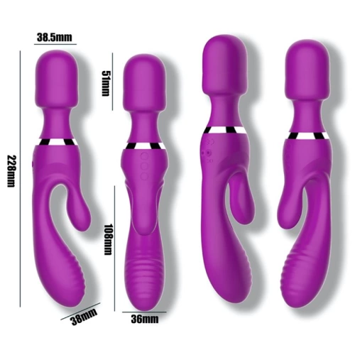 2 in 1 Rabbit vibrator and Wand massager - 3 Action motors [1]