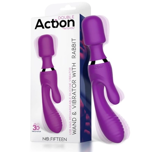 2 in 1 Rabbit vibrator and Wand massager - 3 Action motors [2]