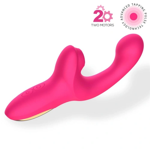 Dilyana- Rechargeable silicone vibrator with come-tuck movement and Volse clitoral stimulator [3]