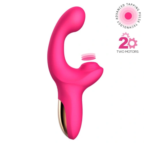 Dilyana- Rechargeable silicone vibrator with come-tuck movement and Volse clitoral stimulator [4]