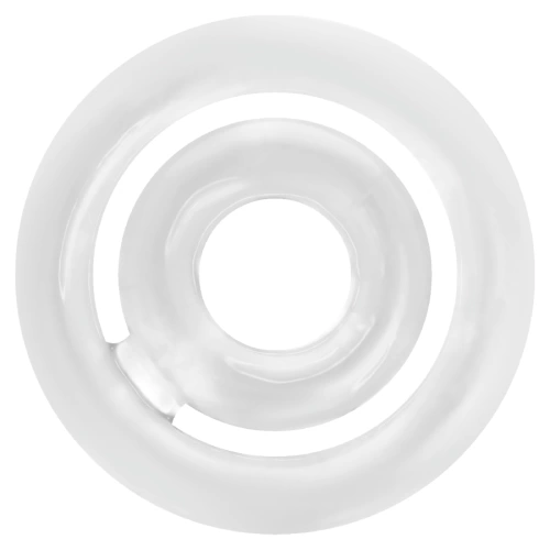 Double Cock Ring Addicted toys transparent