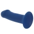 Double layer silicone dildo Hitsens 1 Blue [5]