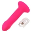 Vibrating double-layer silicone dildo Hitsens 2 Vibe pink [7]