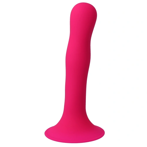 Double layer silicone dildo Hitsens 4 Pink [1]