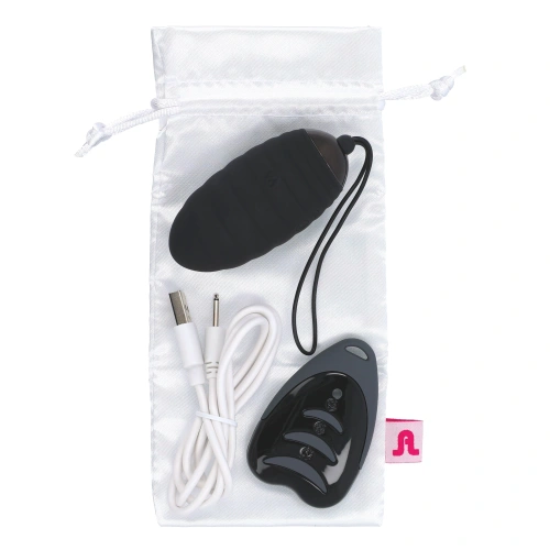Vibro egg with wireless remote Ocean Breeze 2.0 Black [8]