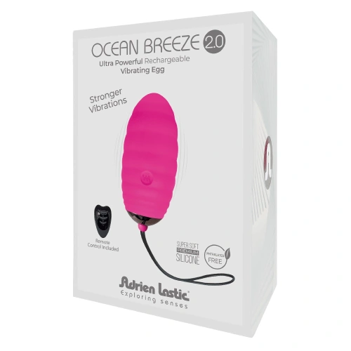 Vibro egg with wireless remote Ocean Breeze 2.0 Pink [10]
