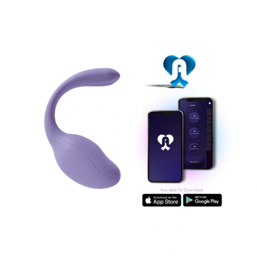 Pieces 5+1 Sample - Nina - Rechargeable Silicone Vibro Egg with App Adrien Lastic Smart Dream 3.0 Purple [5]