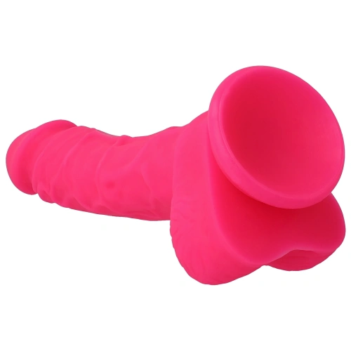 Realistic copper dildo. silicone Adam L pink [4]