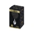 Metal Butt Plug with fluffy black tail Anal Pleasure Fluffy Plug S [1]