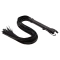 Nina - Whip made of eco leather Fantasy black