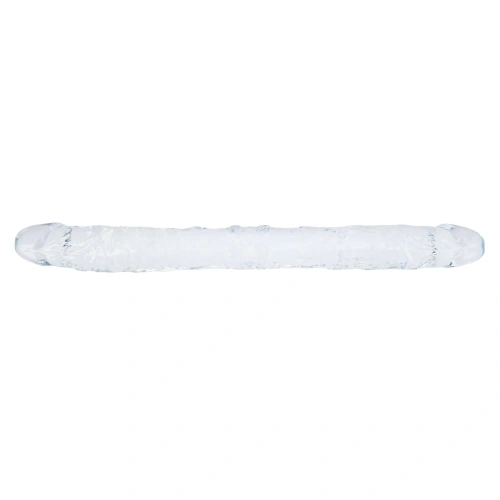 Double flexible jelly dildo Supreme transparent 40 cm. [3]