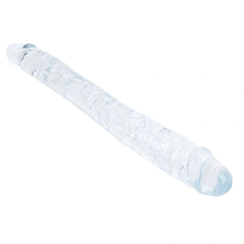 Double flexible jelly dildo Supreme transparent 40 cm. [4]