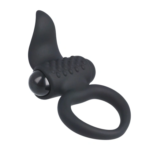 Copper vibrating cock ring with tongue silicone [5]