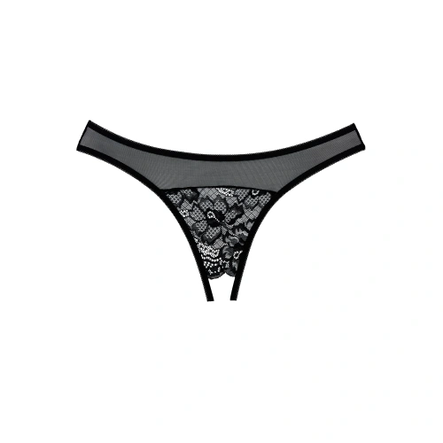 Magdalena-Erotic panties with open bottom Adore Just a Rumor A1078 black [3]