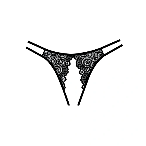 Magdalena-Erotic thong with open bottom Adore Lovestruck A 1081 black size S/L [3]