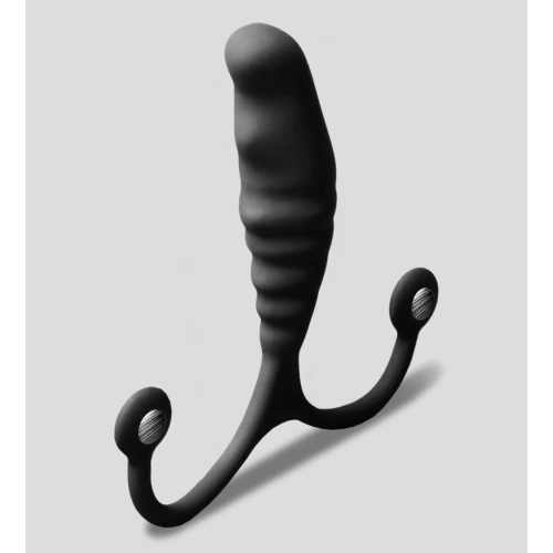 Aneros Psy Silicone Embossed Prostate Stimulator Black [1]