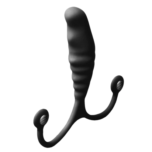 Aneros Psy Silicone Embossed Prostate Stimulator Black [4]