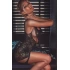 Sexy mini dress Adios black [2]
