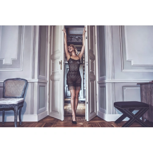 Sexy mesh dress Anais Phisis black [2]