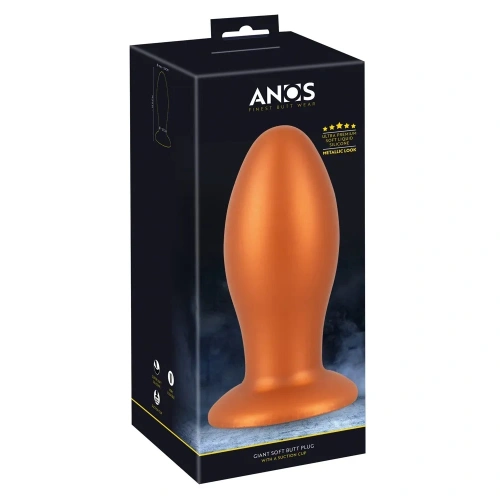 Large silicone anal dilator Anos Giant Soft Butt Plug [8]