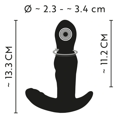 Dilyana Rechargeable Rotating Silicone Prostate Vibrator with Anos Remote [11]