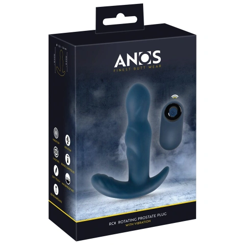 Dilyana Rechargeable Rotating Silicone Prostate Vibrator with Anos Remote [12]
