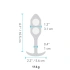 B-Vibe Snug Plug 2 weighted silicone butt plug [6]