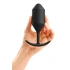 Snug Plug 4 Large Silicone Butt Plug with Extra Weights Black [2]